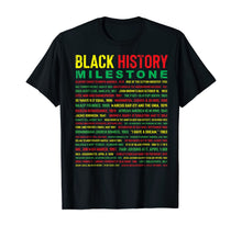 Load image into Gallery viewer, Black History Month Milestone African American Men Women T-Shirt-937980