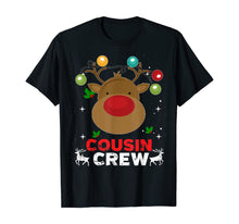 Load image into Gallery viewer, Christmas Cousin Crew T Shirt Reindeer Matching Pajama