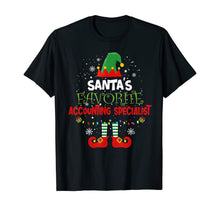 Load image into Gallery viewer, Santa's Favorite Accounting Specialist T-Shirt