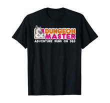 Load image into Gallery viewer, Dungeon Game Dragons Master Adventure Logo Funny RPG T-Shirt
