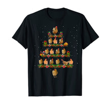 Load image into Gallery viewer, Chicken Christmas Tree Lights Funny Chicken Xmas Gift T-Shirt