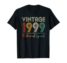 Load image into Gallery viewer, Vintage 1999 21st Birthday Gift Ideas Men Women Him Her T-Shirt-66532