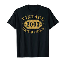 Load image into Gallery viewer, 2003 17 years old 17th Limited Birthday, Anniversary Gift T-Shirt-82880