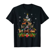 Load image into Gallery viewer, Horse Christmas Tree Lights Funny Horse Xmas Gift T-Shirt