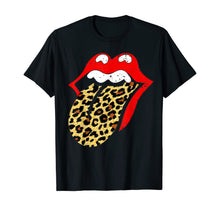 Load image into Gallery viewer, Red Lips-Leopard Tongue-iconic band Vintage men women T-Shirt