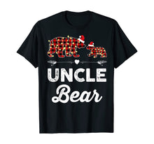 Load image into Gallery viewer, Uncle Bear Red Plaid Christmas Pajama Matching Family Gift T-Shirt