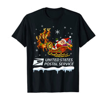Load image into Gallery viewer, United States Postal Service Santa Christmas Funny Xmas Gift T-Shirt