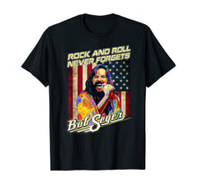 Load image into Gallery viewer, Graphic Bob shirt Seger Funny American Flag Retro Love Music T-Shirt