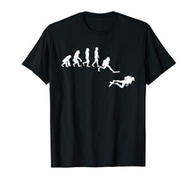 Load image into Gallery viewer, Scuba Dive T- Shirt Evolution Diving Diver Ocean Lover Gift