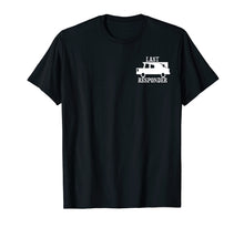 Load image into Gallery viewer, Mortician Last Responder Hearse Logo T Shirt