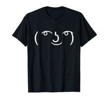Load image into Gallery viewer, Lenny Face Funny Internet Forums and Board Emoticon Meme Tee