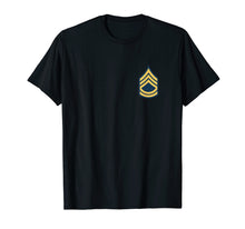 Load image into Gallery viewer, US Army Sergeant First Class OR7-E7 Rank insignia T-shirt