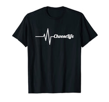 Load image into Gallery viewer, Choose Life Heartbeat Anti-Abortion Pro Life T Shirt