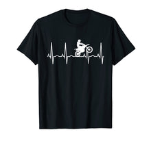 Load image into Gallery viewer, Dirt Bike Heartbeat Shirt - Best Shirt for Dirt Bike Riders