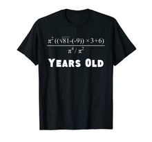 Load image into Gallery viewer, 60 Years Old Algebra Equation Funny 60th Birthday Math Shirt