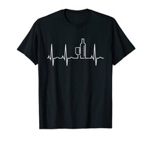 Load image into Gallery viewer, Wine Heartbeat Shirt I Love Wine Tasting T-Shirt Wine Lover