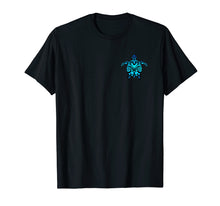 Load image into Gallery viewer, Tribal Hawaiian Maori Sun Sea Turtle Island T-shirt