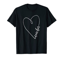 Load image into Gallery viewer, Teacher Shirt Heart Gift