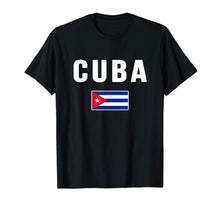 Load image into Gallery viewer, Cuba T-shirt Cuban Flag Souvenir Love Gift