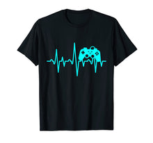 Load image into Gallery viewer, Gamer Heartbeat T-Shirt Video Game Players Shirt