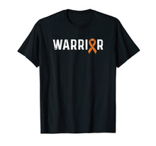 Load image into Gallery viewer, CRPS Awareness Products RSD Orange Ribbon Warrior T-Shirt