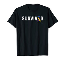 Load image into Gallery viewer, Bladder Cancer Awareness Products Ribbon Survivor T-Shirt