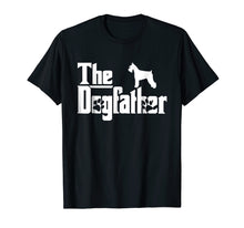 Load image into Gallery viewer, The Dogfather Miniature Schnauzer Funny Dog Owner Shirt