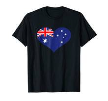 Load image into Gallery viewer, Australia heart flag T-Shirt
