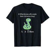 Load image into Gallery viewer, Funny Math Joke Shirt-Snake Pi Number for Math Lovers