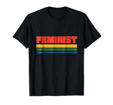 Load image into Gallery viewer, Retro feminist t-shirt 70s style feminism tee shirts
