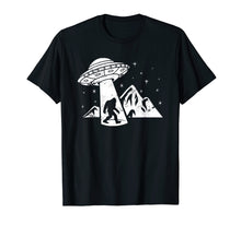 Load image into Gallery viewer, Bigfoot UFO Aliens Shirt BELIEVE Sasquatch Gift T-Shirt