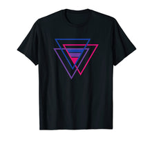 Load image into Gallery viewer, Bi Pride Triangle Shirt, BiSexual Pride Gift, Bi Flag Tee T-Shirt