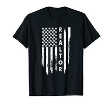 Load image into Gallery viewer, Realtor American Flag Home Icon Shirt