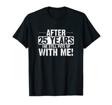Load image into Gallery viewer, 25th Anniversary T-Shirt 25 Years Marriage Husband Gift