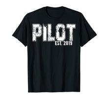 Load image into Gallery viewer, Pilot Graduation T-Shirt Pilot established 2019 Shirt