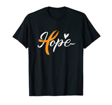 Load image into Gallery viewer, Hope Heart Strong Fight Kidney Cancer Cute Shirt Gift