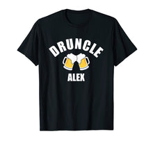 Load image into Gallery viewer, Druncle Alex Fun Drunk Uncle Funcle Beer T-Shirt Gift