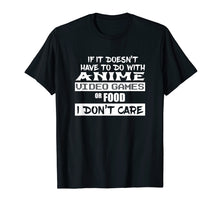 Load image into Gallery viewer, Anime Video Games Food TShirt Funny Sarcastic Gamer Tees