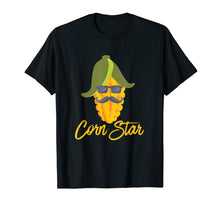 Load image into Gallery viewer, Corn Star Funny Sunglasses Mustache Star Corn Maize T-Shirt