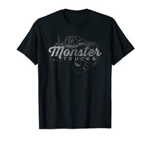 Load image into Gallery viewer, Monster Trucks Vintage Retro Big Truck Lover T-Shirt