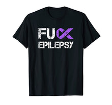 Load image into Gallery viewer, Fuck Epilepsy, Epilepsy Ribbon Shirt