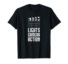 Load image into Gallery viewer, Lights Camera Action Shirt - Film Makers