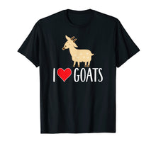 Load image into Gallery viewer, I Love Goats T-shirt