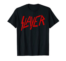 Load image into Gallery viewer, Classic Slayer Logo (Red on Black) T-Shirt