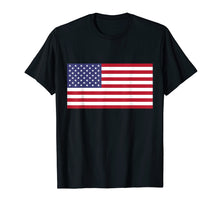 Load image into Gallery viewer, Flag USA T-Shirt United States American Patriotic Flags Tee