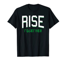 Load image into Gallery viewer, Boston Massachusetts Rise Together Shamrock T-shirt