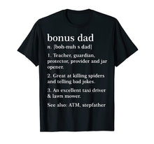 Load image into Gallery viewer, Funny Definition About Bonus Dad - Best Gift For Stepdad