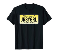 Load image into Gallery viewer, Jersey Girl New Jersey License Plate T-Shirt