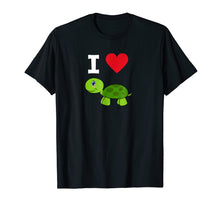 Load image into Gallery viewer, I Heart (Love) Turtle T-Shirt
