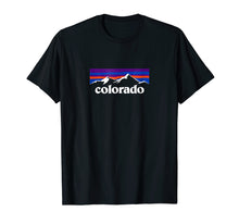 Load image into Gallery viewer, Colorado Mountains Outdoor Flag Design T Shirt MCMA